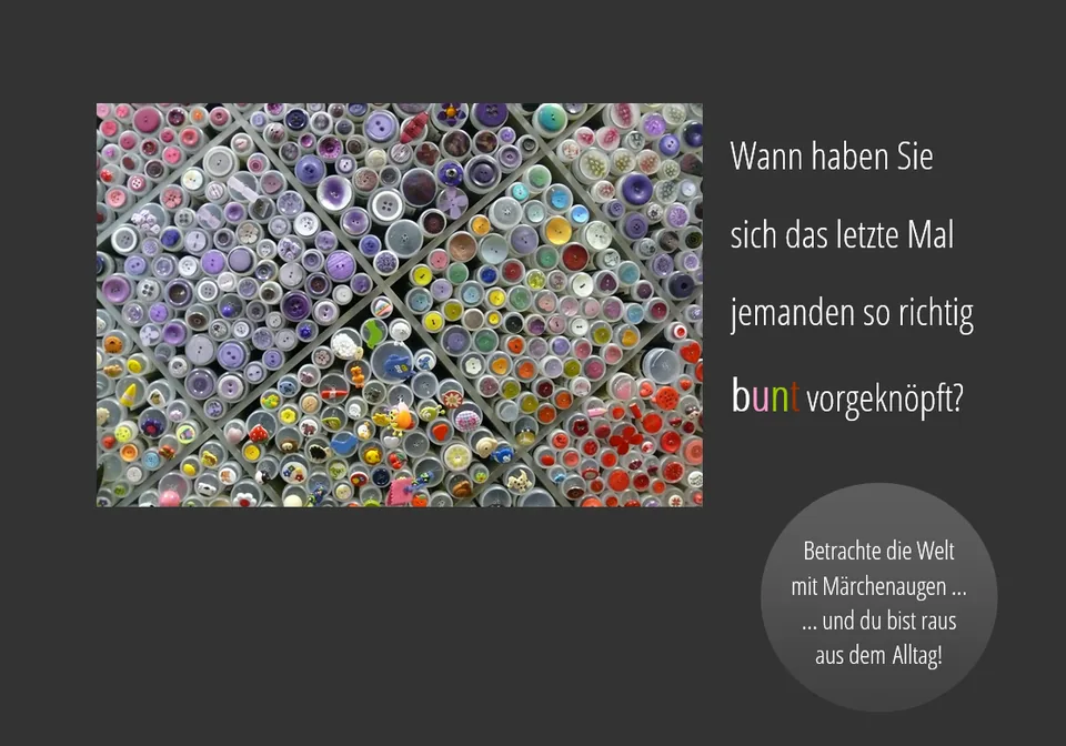 Märchenaugen: Knöpfe