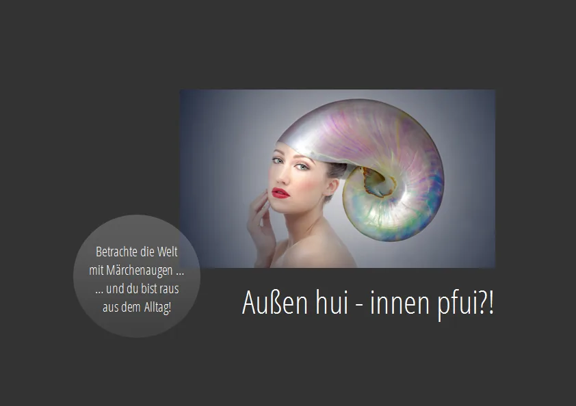 Märchenaugen: Muschell-Hut-Kreation