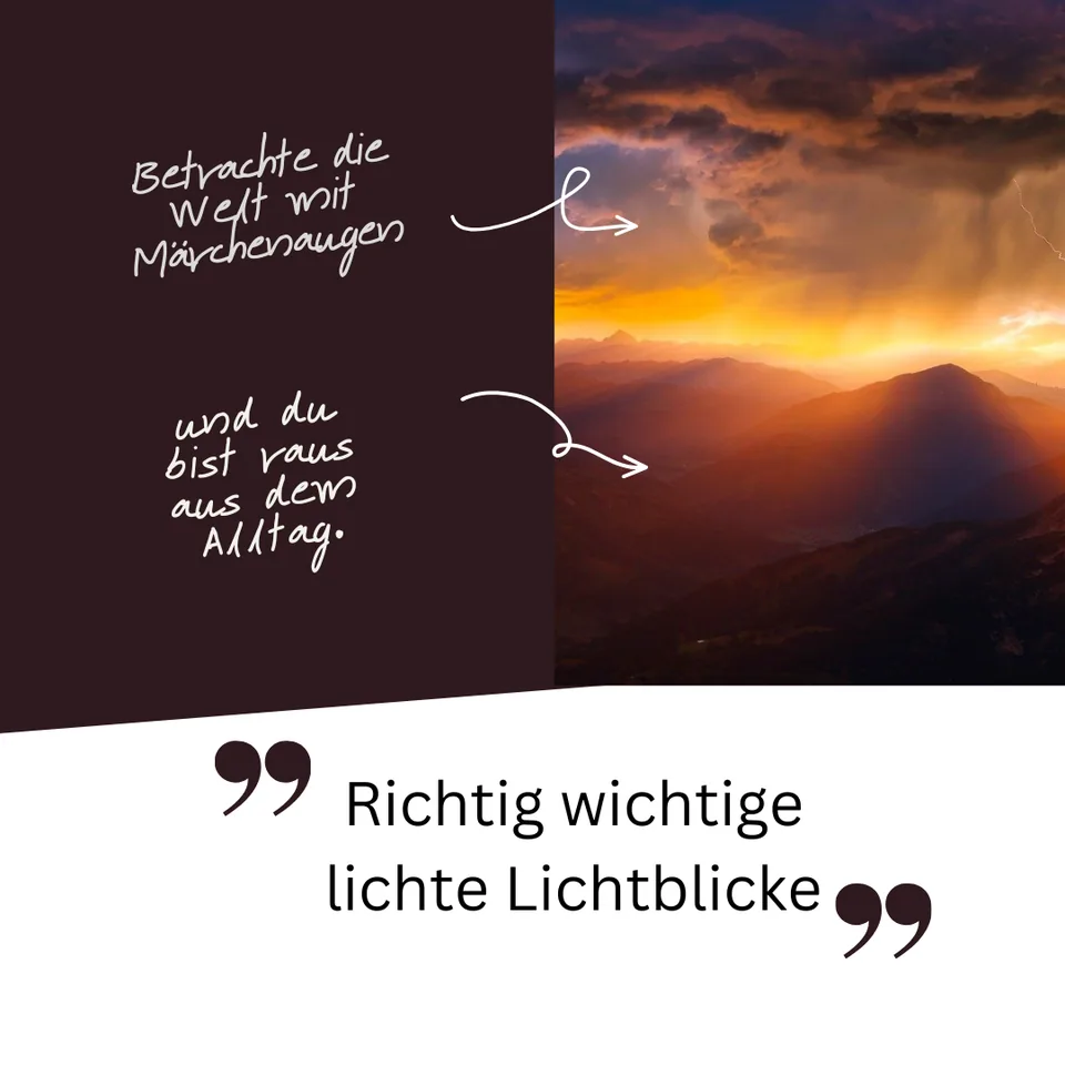 Märchenaugen: Sonnenaufgang als Lichtblick