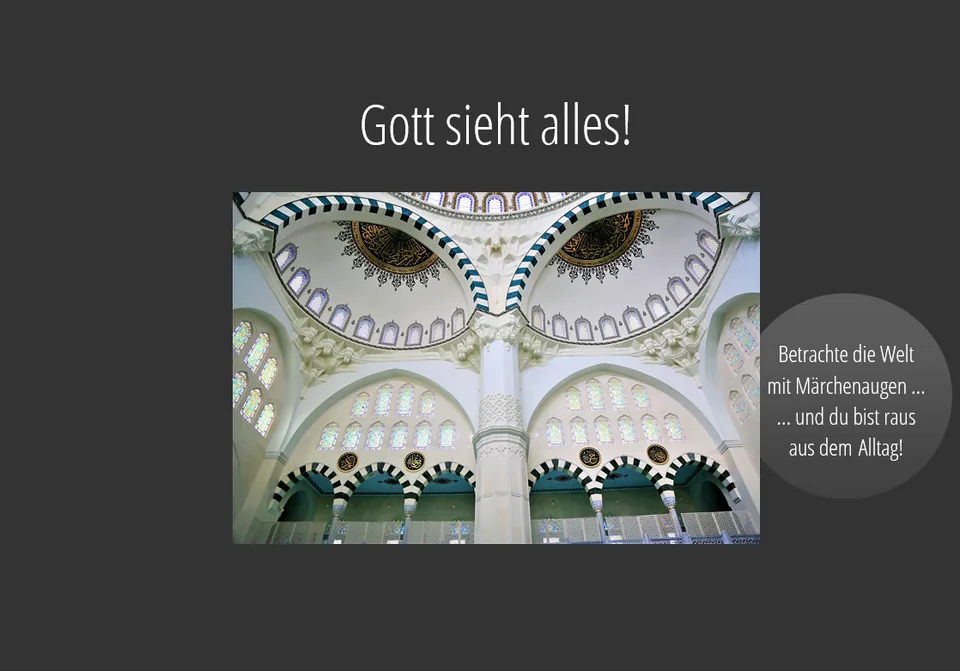 Märchenaugen: Moschee