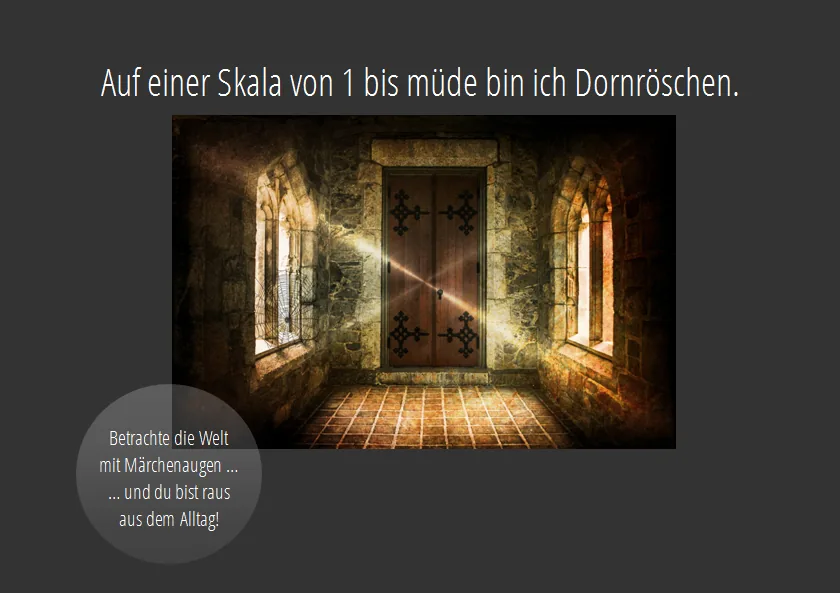 Märchenaugen: Burgzugang
